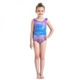thumbnail image 2 of CUTELOVE Girls star-shaped body suit Hollow back ballet gymnastics dance practice clothes Triangle bottom for 5-14 age, 2 of 6