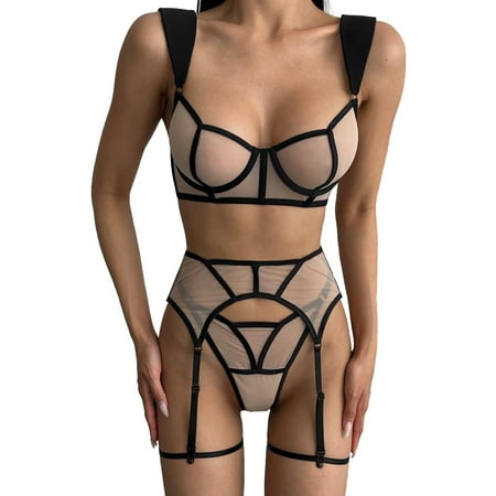 RUTAYY Women Underwear Lingerie Lace Nightclub Hollow Out Slim Fit Backless Slim Strap Lingerie Home Intimates Stylish