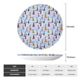 thumbnail image 2 of Daiia Sailboats And Seagulls Printed Pattern Ceramic Plate Dinner Plates Bone China Decorative Plates with Display Stand Art Ceramic Ornaments for Wall Hanging Decoration-10in, 2 of 6