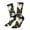 2 Black-2, variant on Lilies Flowers Print Adult Socks for Men & Women,Calf Socks, Ankle Socks,Boots Socks,Breathable Casual Sock,Unisex Crew Socks