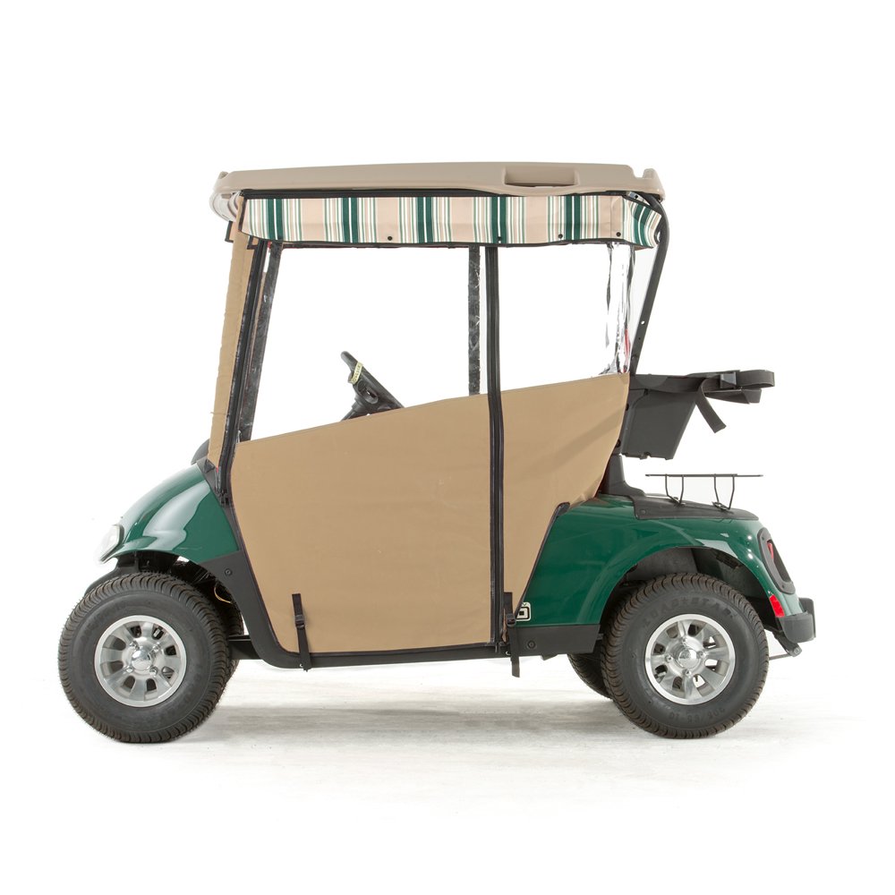 EZGO RXV Golf Cart PROTOURING Sunbrella Track Enclosure Linen