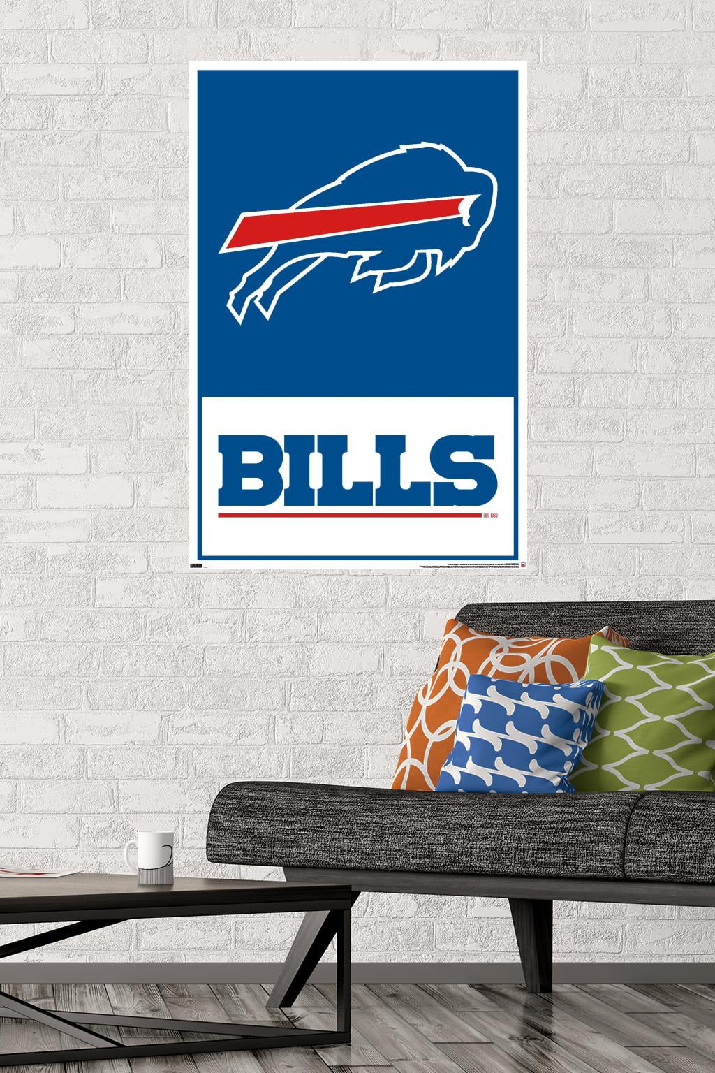 Buffalo Bills Fabric, Wallpaper and Home Decor