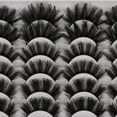 thumbnail image 3 of False Eyelashes 48 Pairs 6 Styles Mixed Fake Eye Lashes Bulk Wholesale Dramatic Thick 5D Wispy Strip Faux Mink Eyelashes Multipack, 3 of 10