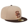 thumbnail image 3 of Men's New Era Khaki San Diego Padres 59FIFTY Fitted Hat, 3 of 6