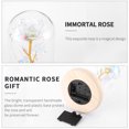thumbnail image 4 of Rose Light Artificial Gold Foil Galaxy Rose Lámpara con 3 modos de iluminación LED Rose Flowers en vidrio Regalos con pilas para mujeres Niñas para bodas Día de la madre Día de San Valentín Muyoka Hogar, 4 of 6