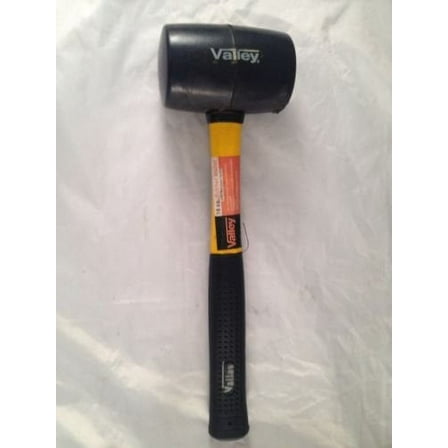 Valley 16 oz. Rubber Mallet, Fiberglass Handle