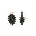 thumbnail image 7 of Daupanzees Axle Gear Overdrive Worm Differential 12T 13T 14T 16T Steel Gear Upgrade Parts for AX24 Axial SCX24 C10 Gladiator Bronco 1/24 RC Crawler Car, Truck Accessories Black 2PCS, 7 of 7