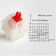 thumbnail image 2 of G Red Pro Switch 5Pin RGB Linear Tactile Switch for Mechanical Keyboard Pre Lubed,35 Pcs, 2 of 5