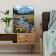 thumbnail image 5 of Qisvanset Framed Canvas Wall Art 12x16 Inch Snowy Peak Mountain Lake Wildflower Scenic Art, 5 of 5