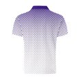 thumbnail image 4 of Styesk T-Shirts pour Hommes Imprimé Décontracté Sport Bouton Manches Courtes Col Rabattu Blouse Chemise, 4 of 5