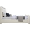 thumbnail image 4 of Meridian Furniture Gavin Cream Chenille Fabric King Bed, 4 of 6