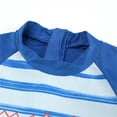 thumbnail image 4 of Boys Rash Guard Toddler Kids Boys One Piece Zipper Bathing Suit Rash Guard Surfing Suit Swimwear with Hat Upf 50+ Kids Swimsuits Blue 2 Years-3 Years, 4 of 6
