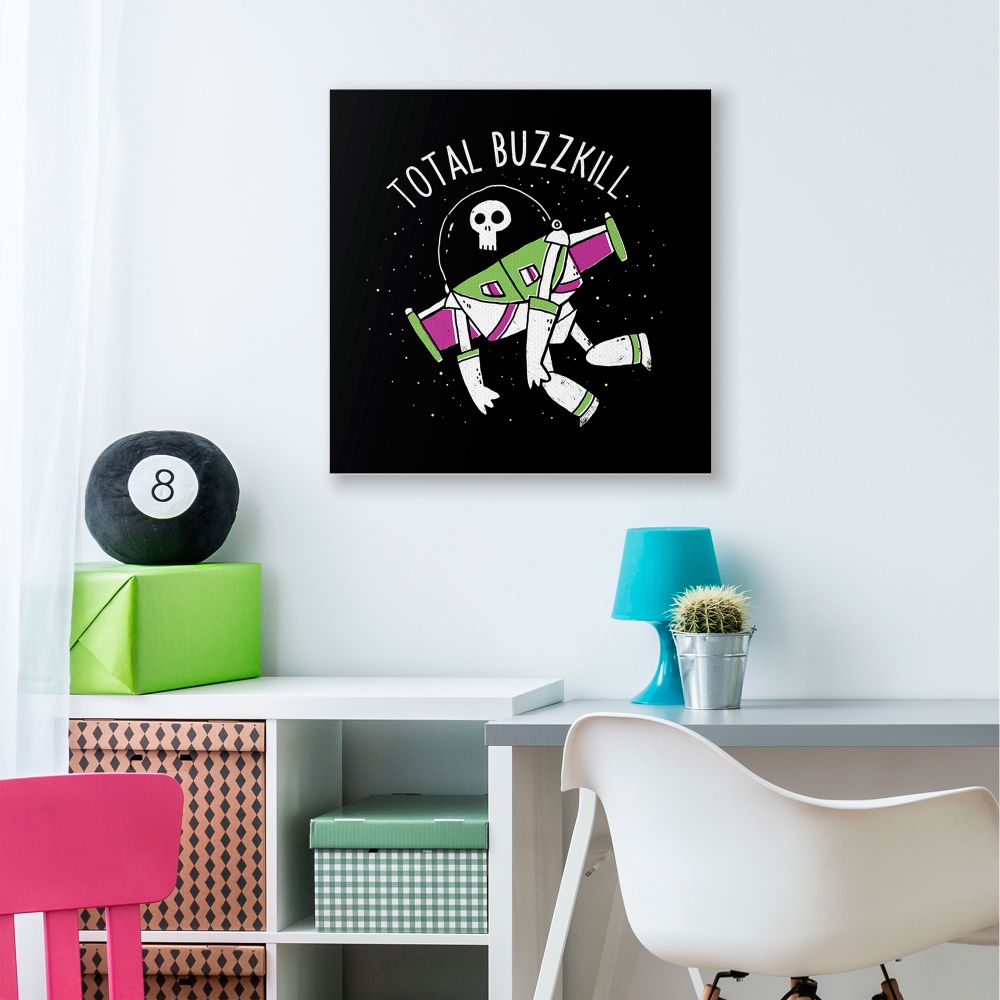 Stupell Industries Total Buzzkill Animation Parody Toy Pun Canvas Wall Art Design by Michael Buxton, 36" x 36"