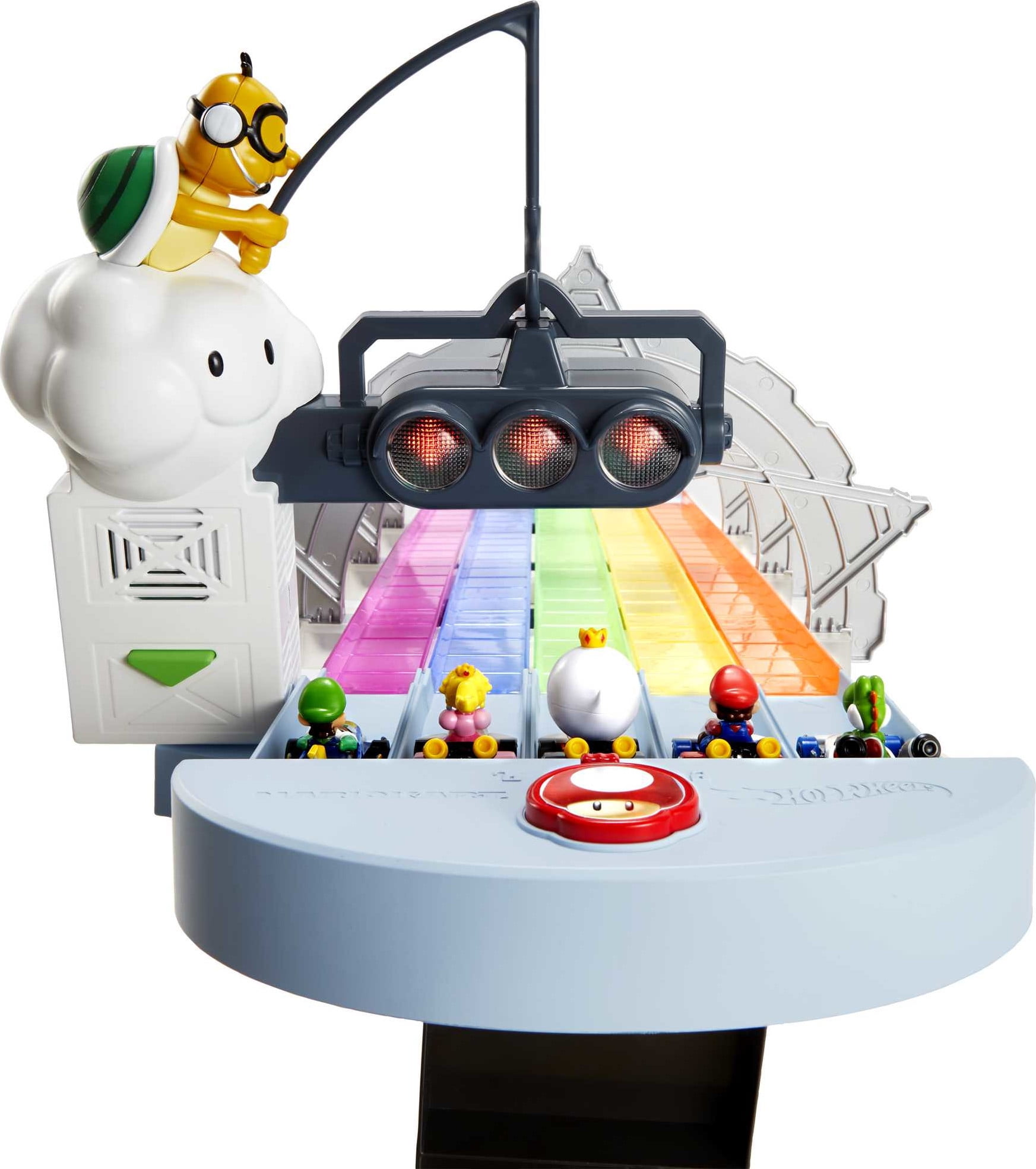 Hot Wheels Mario Kart Rainbow Road Track Set, Ages 4+