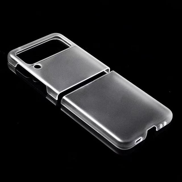 Funda para teléfono Samsung ZFlip6, transparente, de acrílico, plegable, resistente a caídas, ZFlip5, funda protectora de PC esmerilada