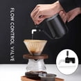 thumbnail image 3 of Cafeteras Cafeteras Vertedoras de Café Hervidor de Agua con Cuello de Cisne Válvula de Control de Flujo Accesorios Negros, 3 of 4