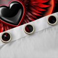 thumbnail image 4 of Feelyou Red Angel Wing Black Out Curtains, Anniversary Curtains Pack of 2 (42x63 Each), 4 of 6
