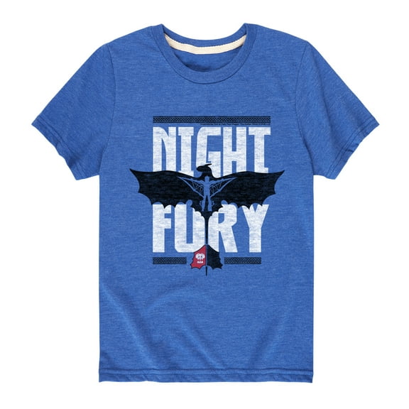 How to Train Your Dragon - Night Fury Flight - Toddler And Youth Short Sleeve Graphic T-Shirt