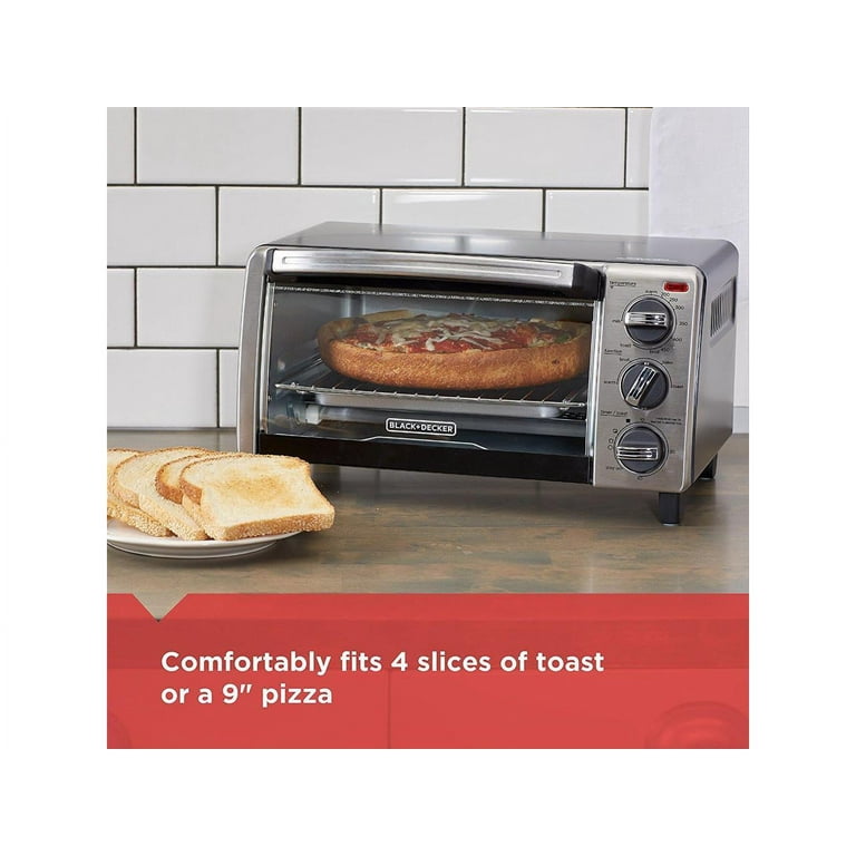 Oster Convection 4-Slice Toaster Oven Black