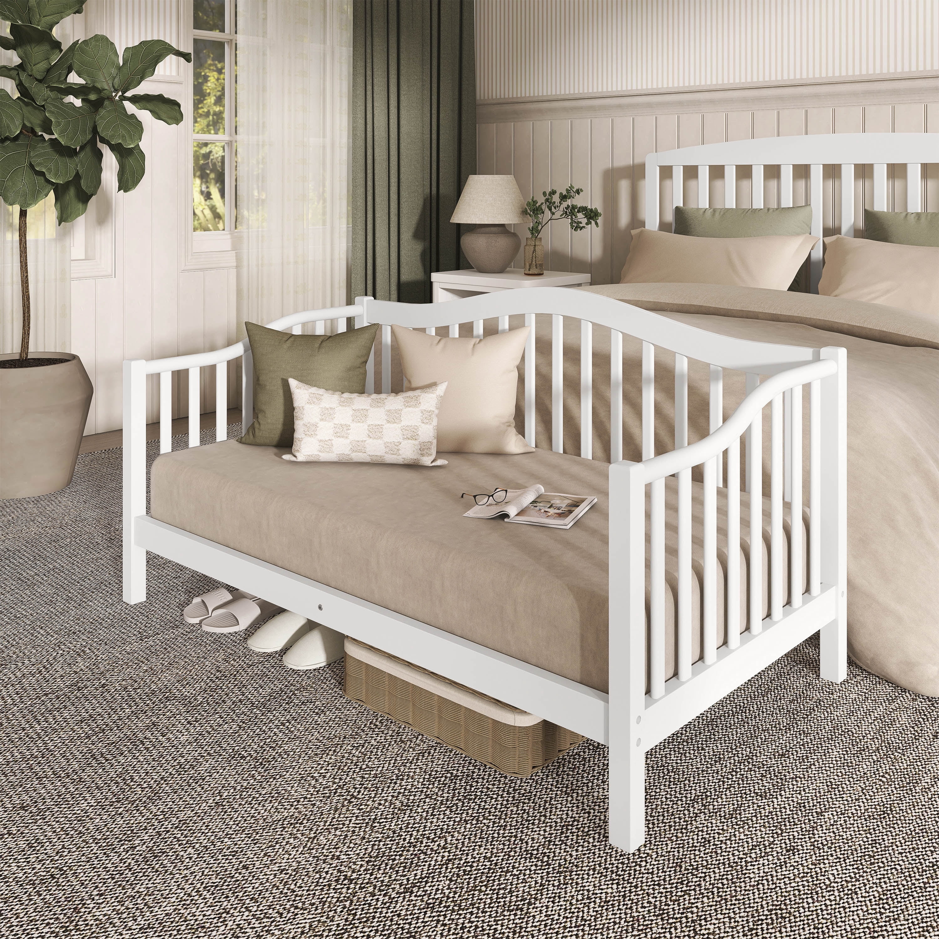 Dream On Me Austin Toddler Day Bed, White