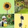 thumbnail image 3 of Shiusina Sunflower Decor Metal Yard Stake Art Decor Outdoor Garden Decoration For Yard, 3 of 6