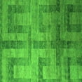 thumbnail image 1 of Ahgly Company Indoor Square Abstract Green Modern Area Rugs, 6' Square, 1 of 4