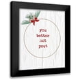 thumbnail image 1 of Murdock, Ramona 15x18 Black Modern Framed Museum Art Print Titled - You Better Not Pout, 1 of 5