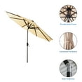 thumbnail image 6 of Westin Outdoor 9 Ft Patio Umbrellas with Bronze Plastic Base Included, White, 6 of 9