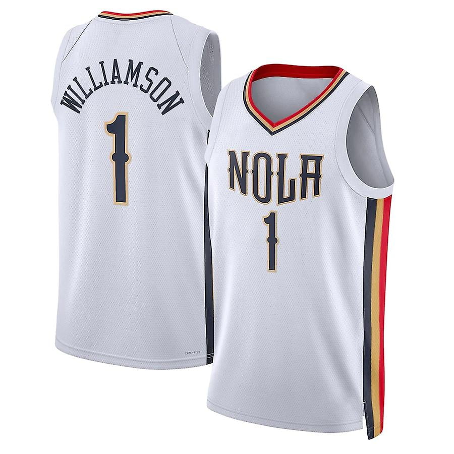 Maillot Nike NBA Zion Williamson – New Orleans Pelicans – Blanc – Taille M – Neuf