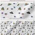 thumbnail image 2 of Soimoi Cotton Poplin Fabric Planet,Animal & Spaceship Cartoon Print Fabric by The Yard 56 Inch Wide, 2 of 7