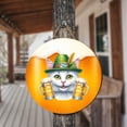 thumbnail image 3 of Best Manx Dad Proud Beer Lover Happy Oktoberfest Round Wood Sign Cat Lover Kitten Owner Gifts Hanging Wall Home Decor - 02016, 3 of 5