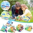 thumbnail image 2 of C Childrens Fabric Book With Hand Puppet Ocean Animals Theme Early Education Toy Durable Cloth For Interactive Fun, 2 of 6