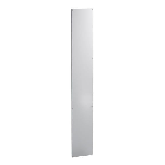 6 in. x 36 in. Stainless Steel Door Kick Plate – 22 Gauge 430 #3 Finish with Mounting Screws