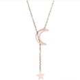 thumbnail image 1 of XWSHYW Collares Colgantes Collar Mujer Hueco Estrella Colgante Cadena, Novia, 1 of 3