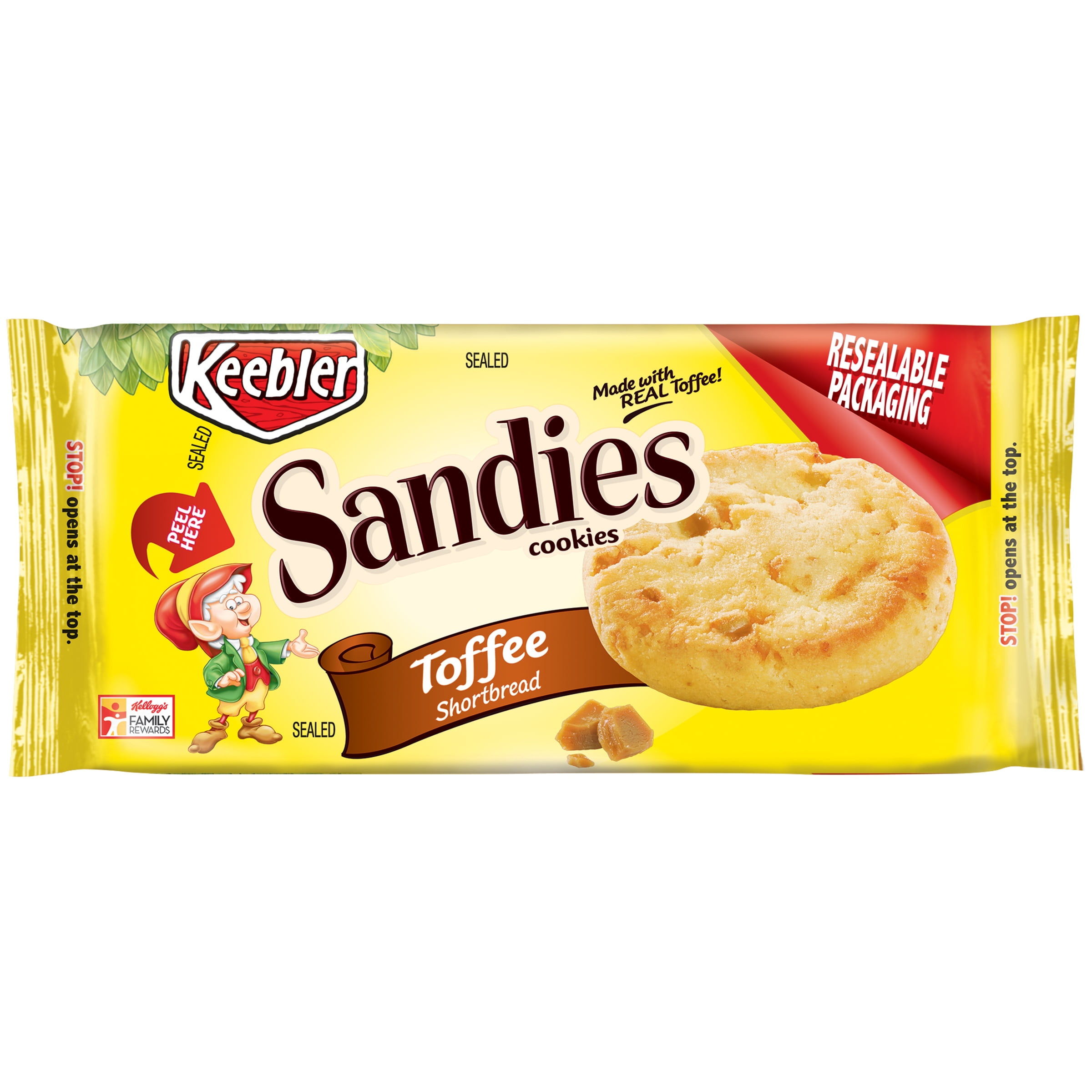 Keebler Sandies Toffee Shortbread Cookies, 11.3 oz by Kellogg Sales Co.
