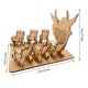 thumbnail image 2 of Adorno De Vela De Recuerdo De Navidad, Portavelas De Madera Diy Para Recordar A Los Seres Queridos, Decoración De Boda Para El Hogar De Vacaciones Cateissary HA038932-00, 2 of 6