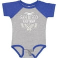 thumbnail image 3 of Inktastic San Diego California Cute Surfing Boys or Girls Baby Bodysuit, 3 of 5