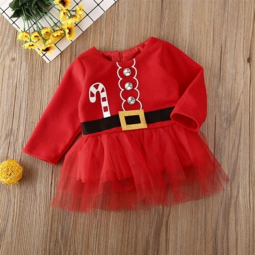 christmas baby girl dress