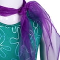 thumbnail image 4 of Disfraz de cosplay de la película INSIDE OUT, repugnante, peluca + bufanda + vestido de princesa verde, traje de 3 piezas para niños, regalo de cumpleaños perfecto., 4 of 6