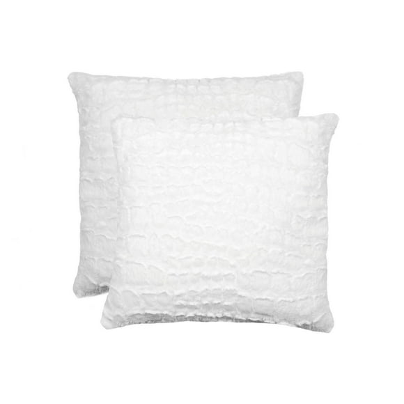 COUSSIN EN FAUSSE FOURRURE BELTON 18"X18" 2 PQT