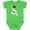 Apple Green, variant on Inktastic Karate Girl, Cute Girl, Black Belt, Brown Hair Girls Baby Bodysuit