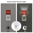 thumbnail image 2 of KLL Happy New Year 2025 F for Night Lights,Auto Sensor Night Lamp Plug in Night Light with Dusk-to-Dawn Light Sensor LED Nightlightfor Adults & Kids Room/Bedroom/Hallway, 2 of 7