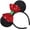 Black, Red & Green, variant on CL GIFT Christmas Mickey Ears, Christmas Minnie Ears, Xmas Mickey Ears, Christmas Disney,Holiday Ears, Mouse Ears,