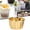 Gold, variant on YAHHU 50Pcs Double-Sided Gold Curled Paper Cup Heat Resistant Baking Muffin Cake Cups (2.4in/60mm) Luxury Metallic Pastry Liners for Parties and Banquets