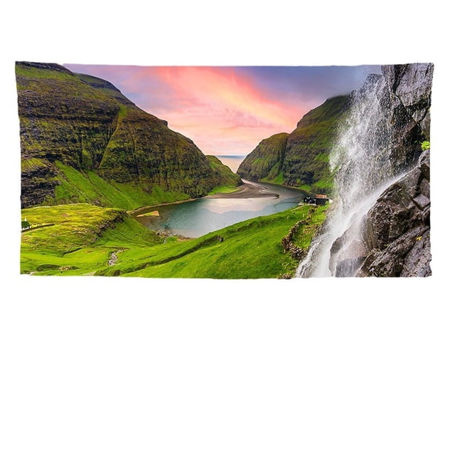Tapestry Landscape Mountain, microtela, 150 x 100 cm