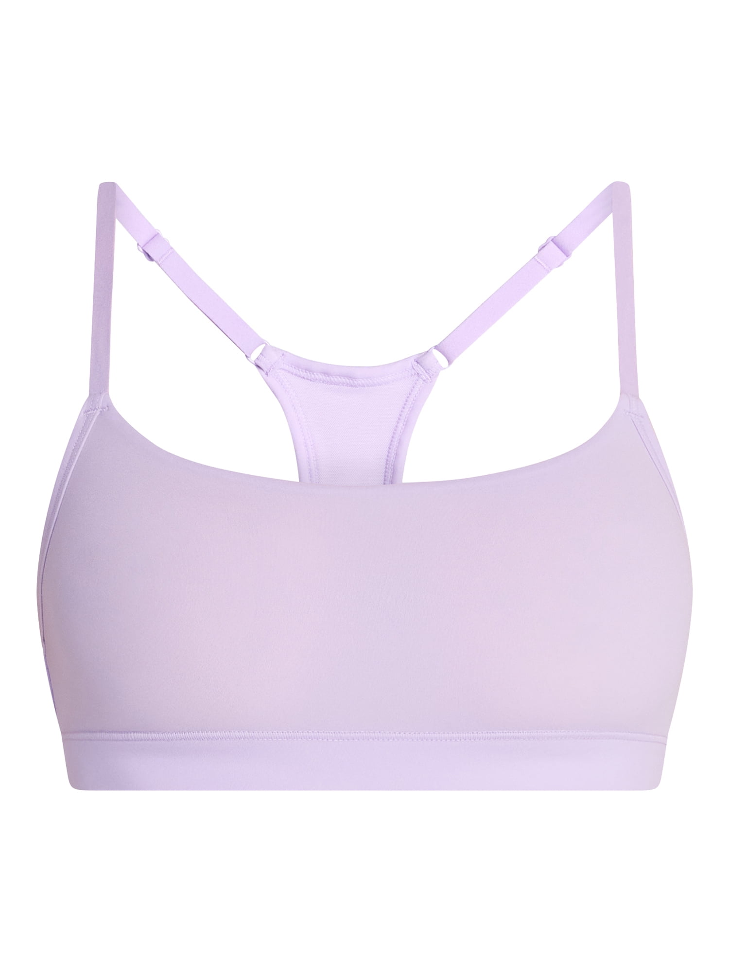 No Boundaries Fit Stretch Scoop Racerback Bralette, Women's XS-3XL