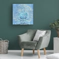 thumbnail image 4 of Annie Warren 'Buddha on Blue I' Canvas Art, 4 of 4