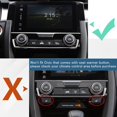 thumbnail image 4 of Carbon Fiber Center Console AC Switch Control Trim For for Civic 2016-2021, 4 of 10