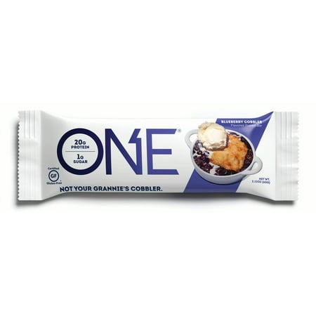 Advantage Bags - ONE Protein Bar, Blueberry Cobbler, 20g Protein, 12 Ct