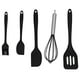 thumbnail image 2 of unids/set espátula de silicona DIY utensilio de cocina herramienta para hornear decoración de pasteles para panadería casera negro, 2 of 14